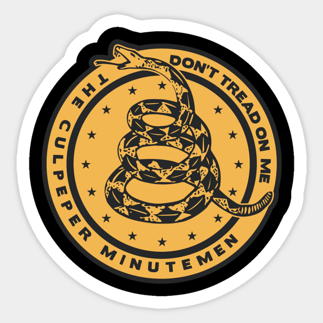 Don't Tread on me Sticker by stayfrostybro